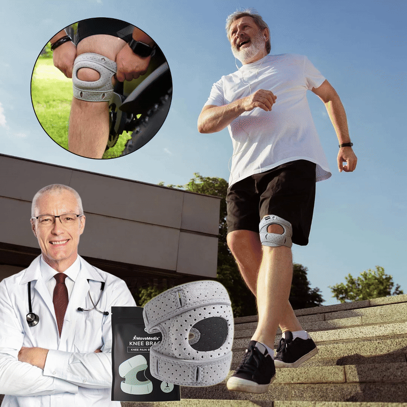 MoveMedix™ kelio raištis | Pašalinkite tikrąją kelio skausmo priežastį vos per 3 dienas!