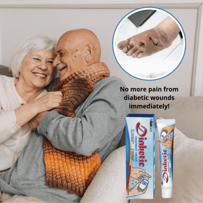 DiabCare™ Diabetinis gydomasis kremas | Jokio skausmo dėl diabetinių žaizdų iš karto!