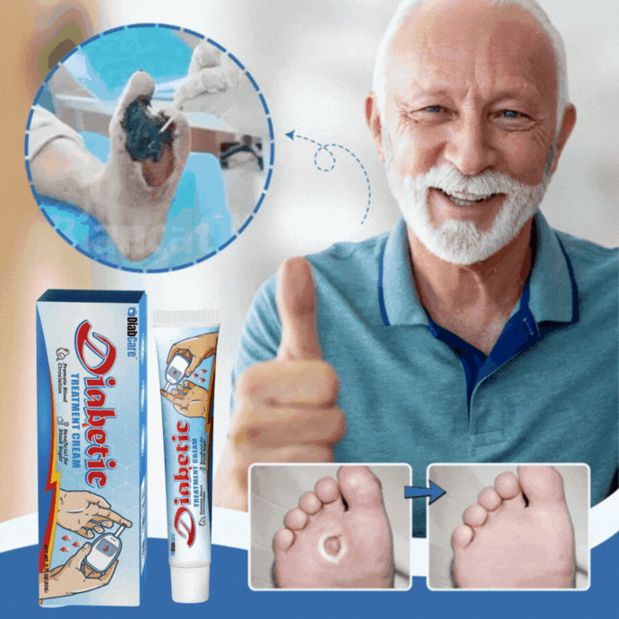 DiabCare™ Diabetinis gydomasis kremas | Jokio skausmo dėl diabetinių žaizdų iš karto!