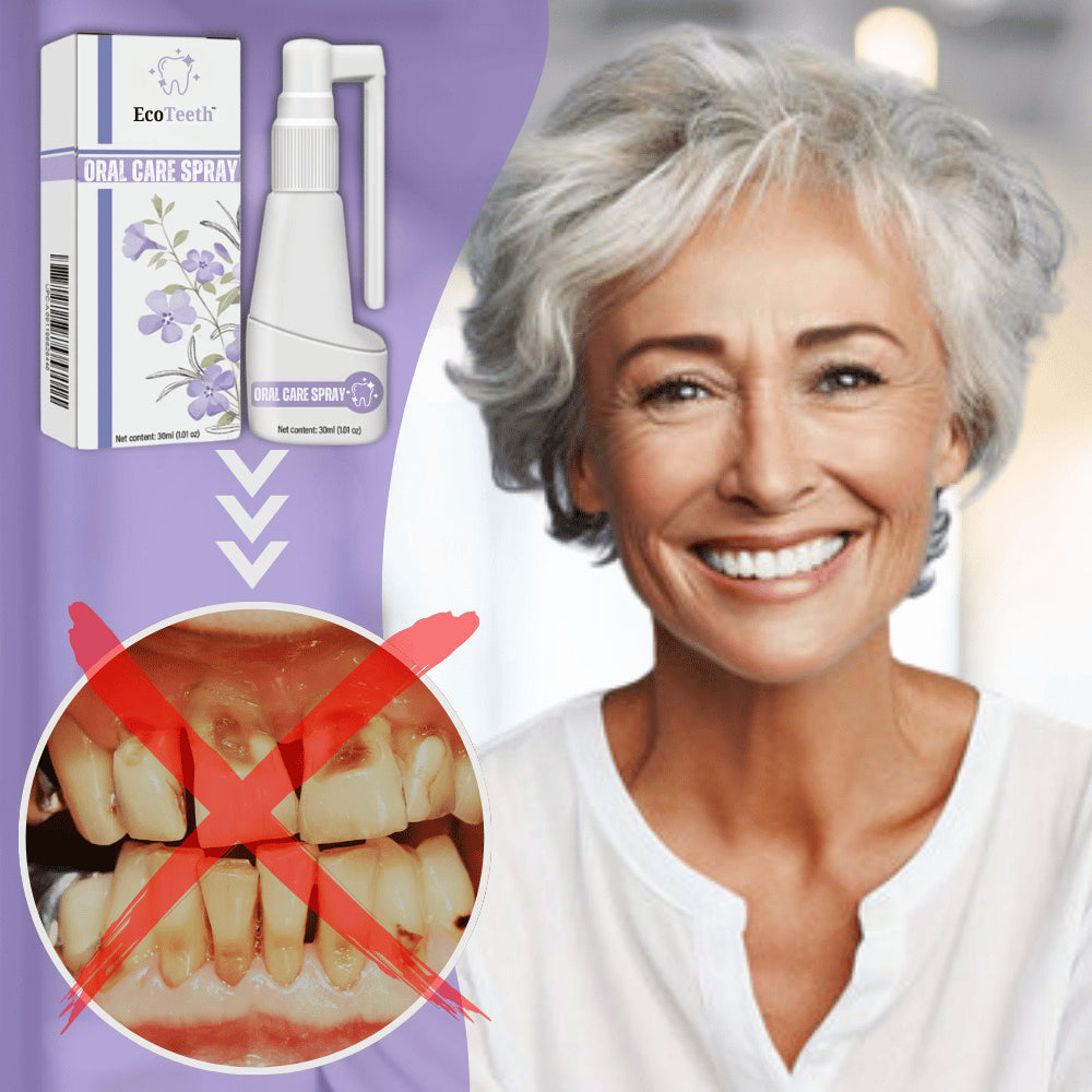 „EcoTeeth™“ burnos priežiūros purškalas | Gingivito ir skausmo malšinimas per 7 dienas!