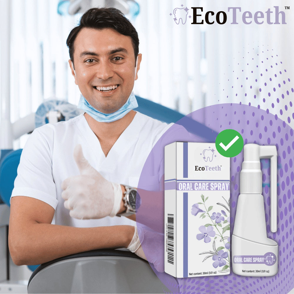 „EcoTeeth™“ burnos priežiūros purškalas | Gingivito ir skausmo malšinimas per 7 dienas!