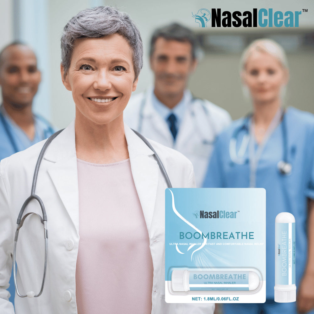 Nosies inhaliatorius „NasalClear™“ | Akimirksniu palengvina nosies užgulimą, atveria kvėpavimo takus ir pagerina kvėpavimą!