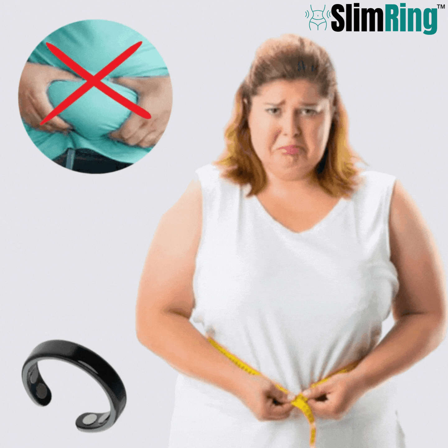 SlimRing™ lieknėjimo žiedas | Pradėkite lieknėti vos per 7 dienas!