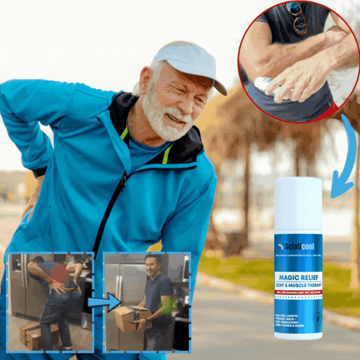 Sciaticool™ išialgijos malšinimo ritinėlis | Pašalinkite nervų skausmą vos per 3 dienas!