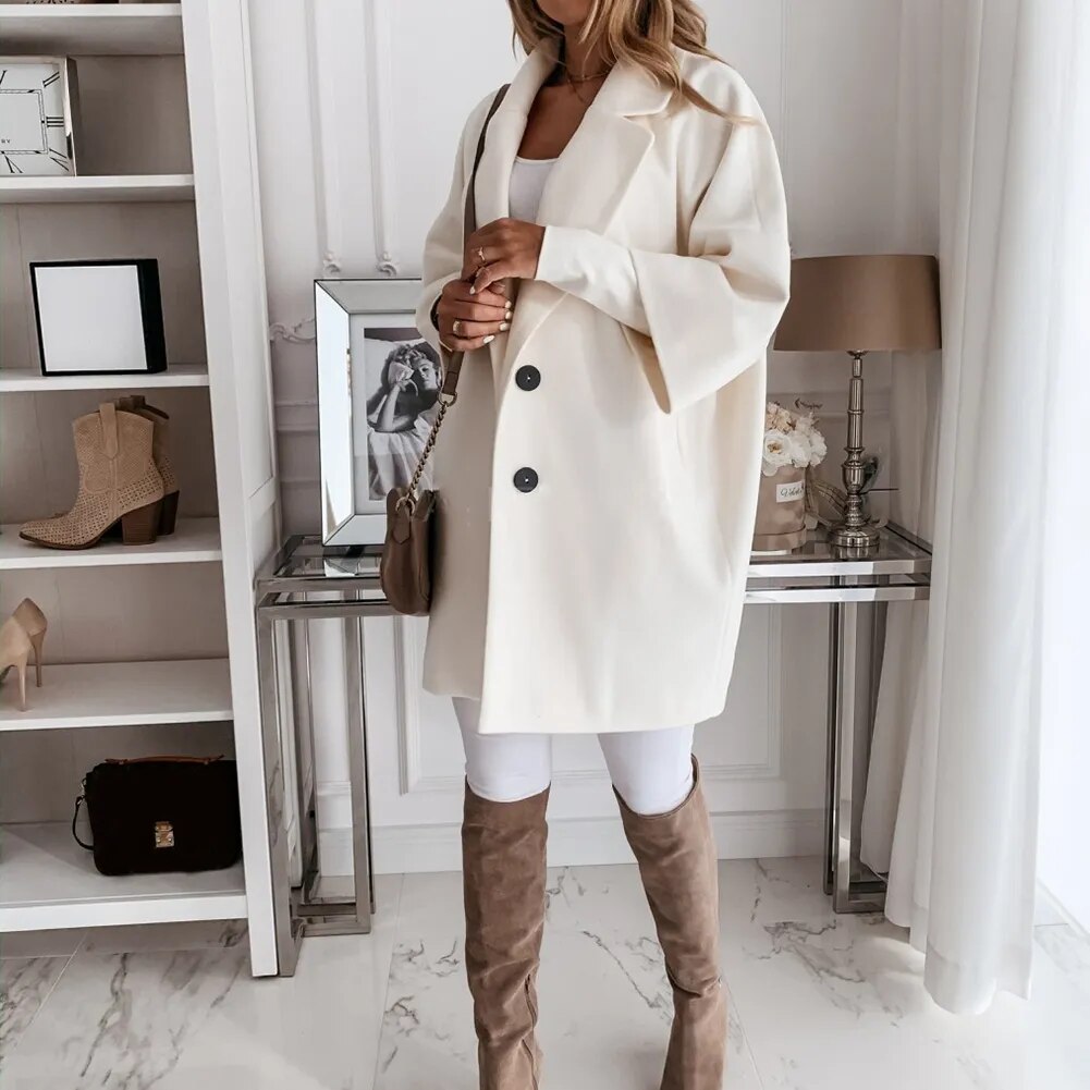 "LOVITA" Elegantiškas Paltas
