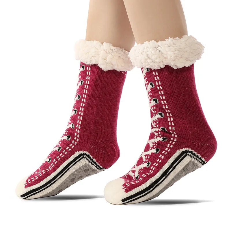 Itin storos kašmyro šlepetės „Home Socks"