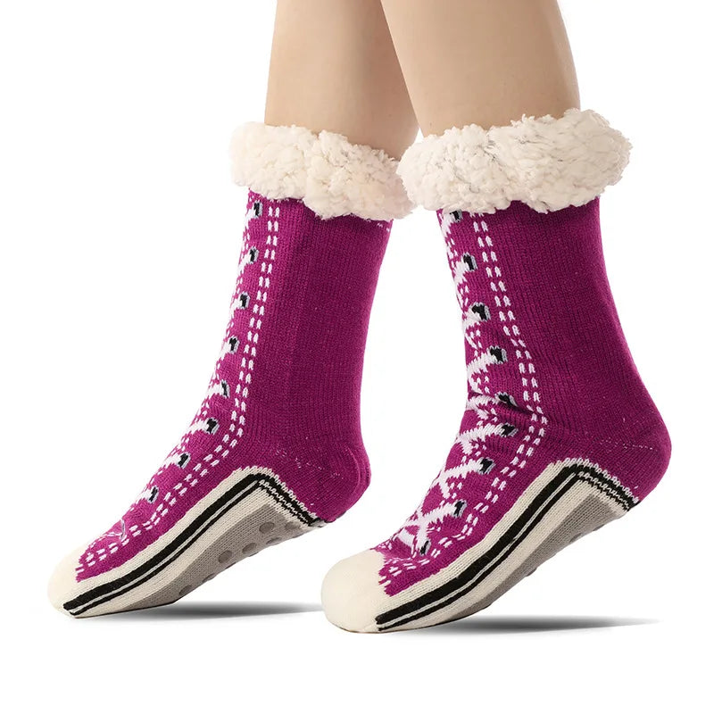 Itin storos kašmyro šlepetės „Home Socks"