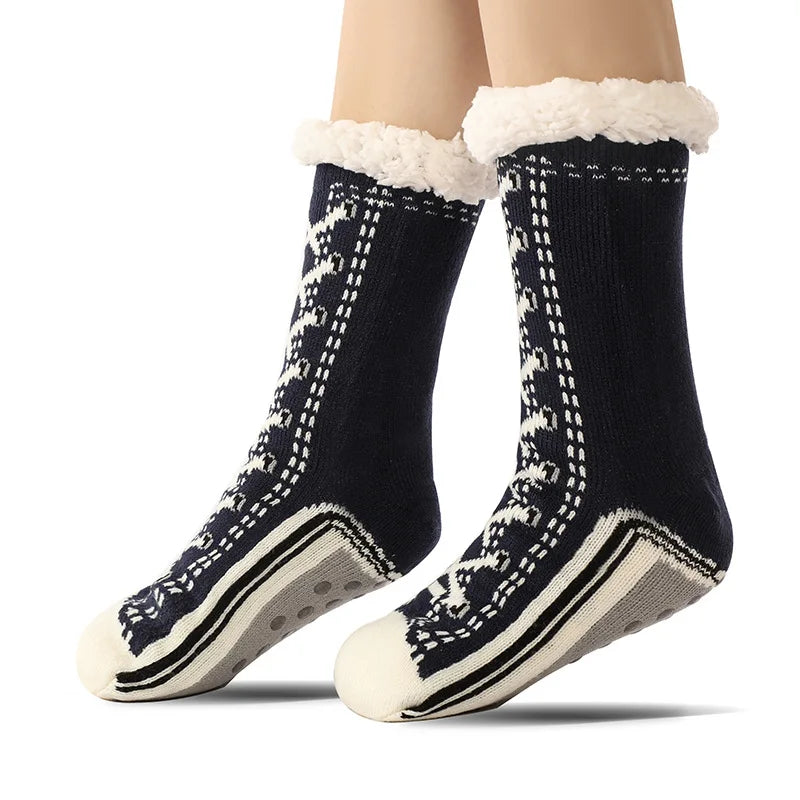 Itin storos kašmyro šlepetės „Home Socks"