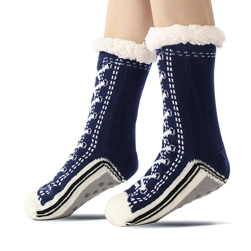 Itin storos kašmyro šlepetės „Home Socks"