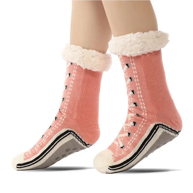 Itin storos kašmyro šlepetės „Home Socks"