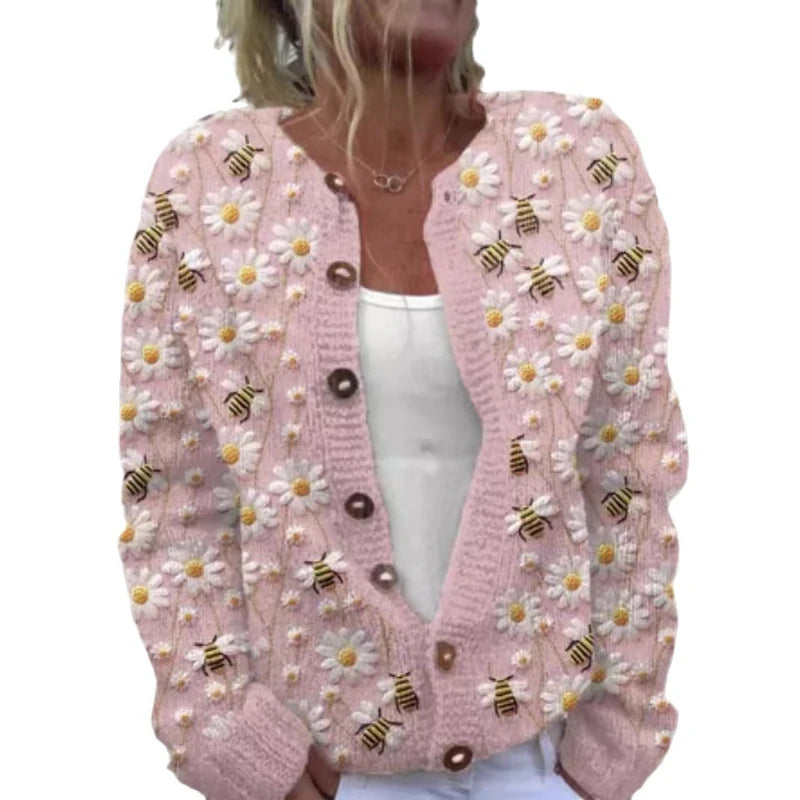 Vilnonis Moteriškas Megztukas "MELINDA"