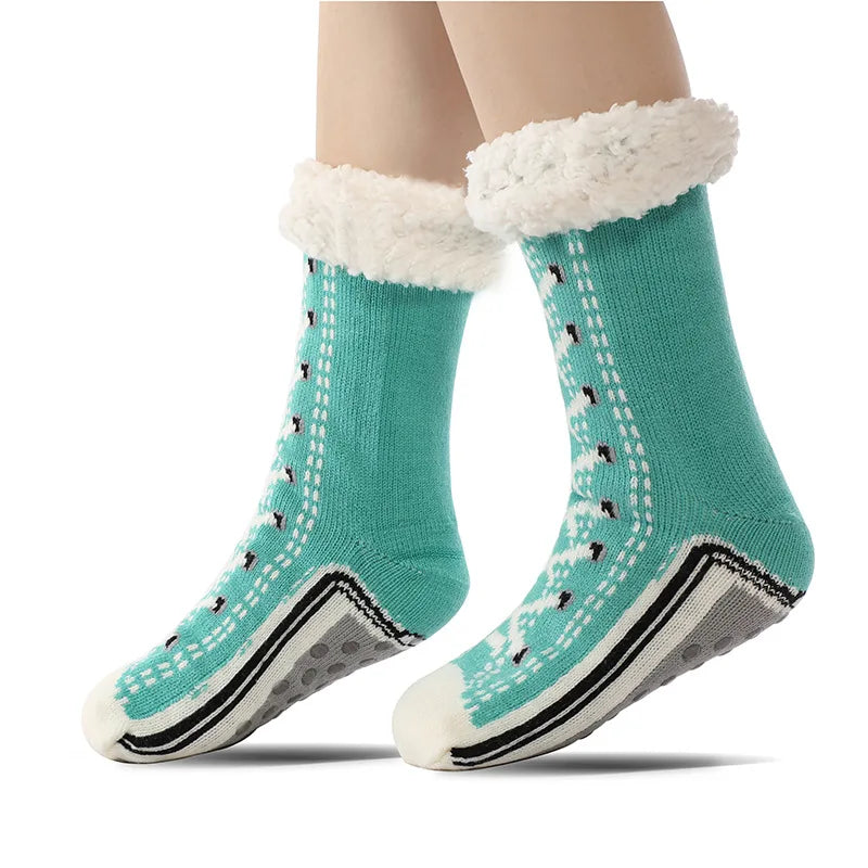 Itin storos kašmyro šlepetės „Home Socks"