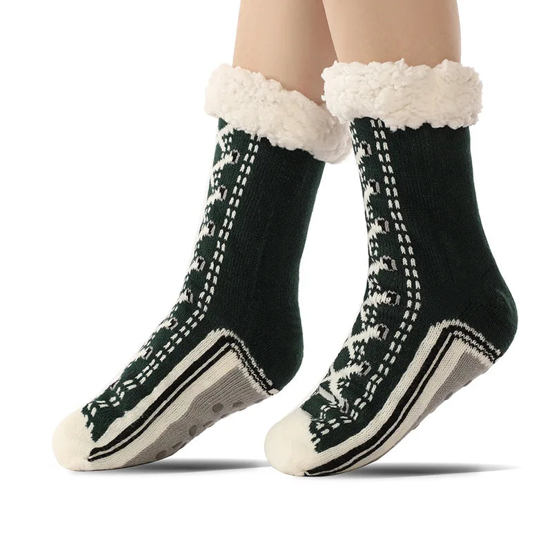 Itin storos kašmyro šlepetės „Home Socks"