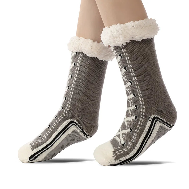 Itin storos kašmyro šlepetės „Home Socks"