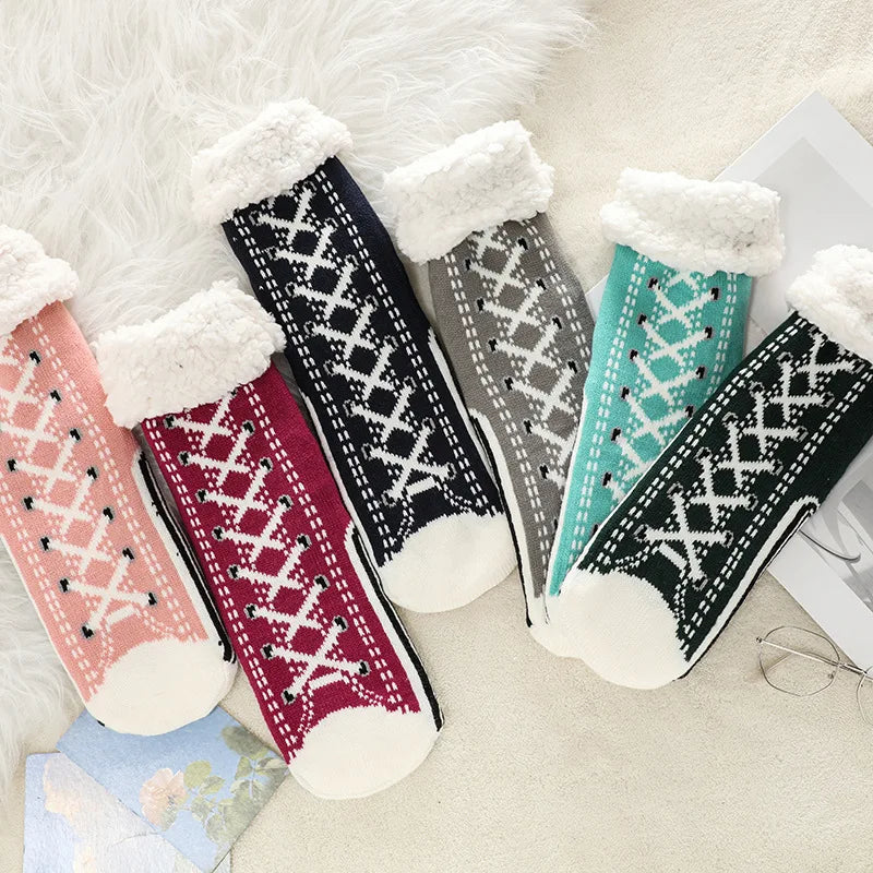 Itin storos kašmyro šlepetės „Home Socks"