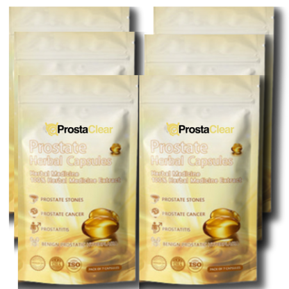 ProstaClear™ vaistažolių kapsulės | Per 7 dienas pašalina 95 % prostatos problemų!