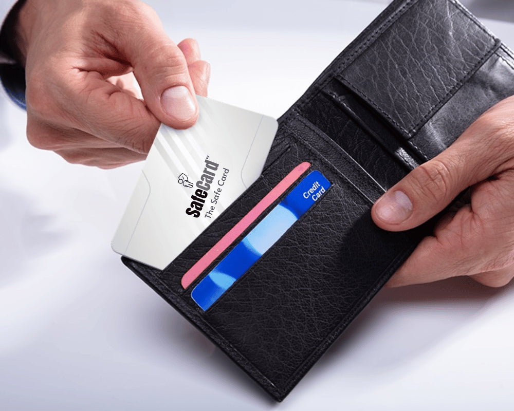 „SafeCard™“ RFID blokavimo kortelė | Apsaugokite savo pinigus, duomenis ir ramybę!
