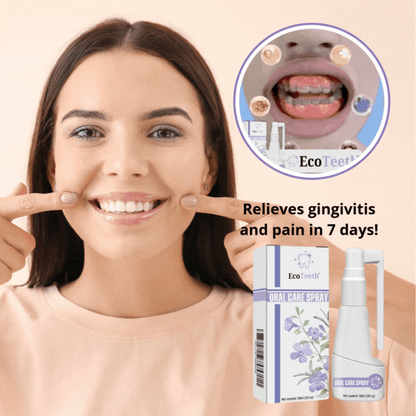 „EcoTeeth™“ burnos priežiūros purškalas | Gingivito ir skausmo malšinimas per 7 dienas!