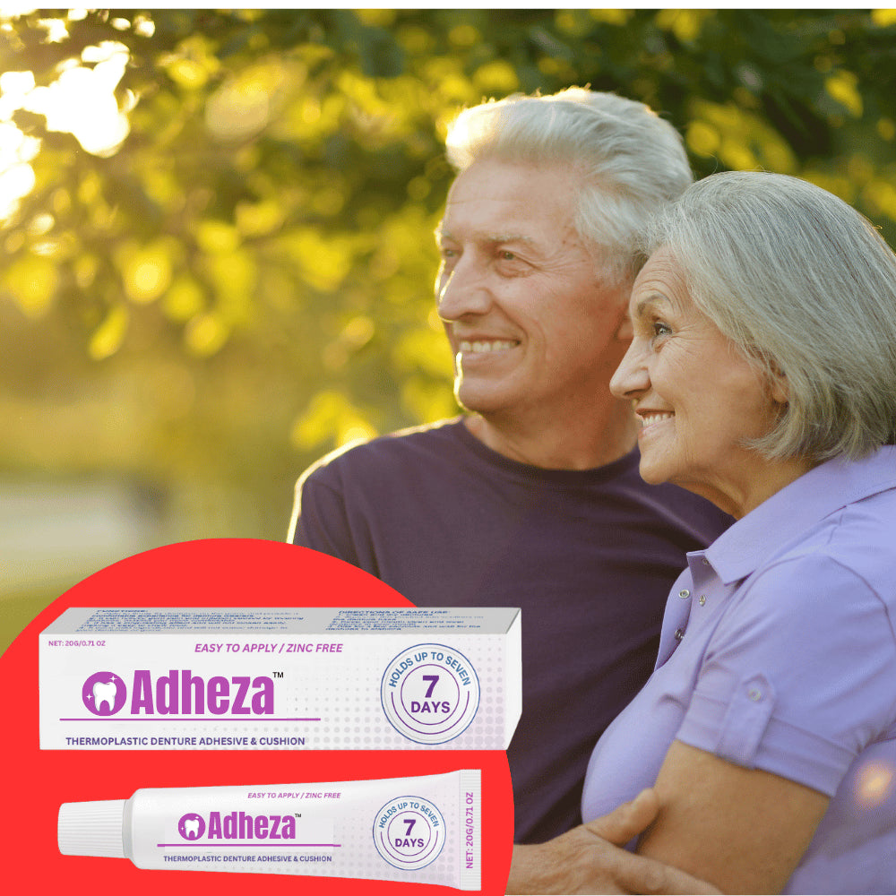 Adheza™ termoplastiniai klijai | Išlaiko jūsų dantų protezus vietoje iki 4 dienų!