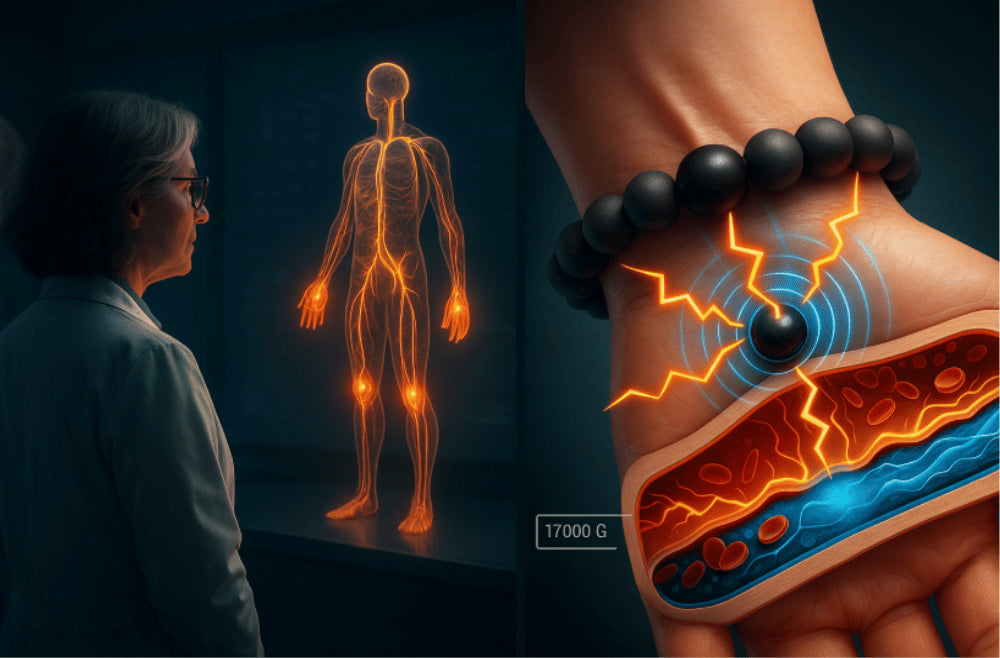 Aurixis™ magnetinė apyrankė | Skausmo malšinimas vos per 72 valandas!