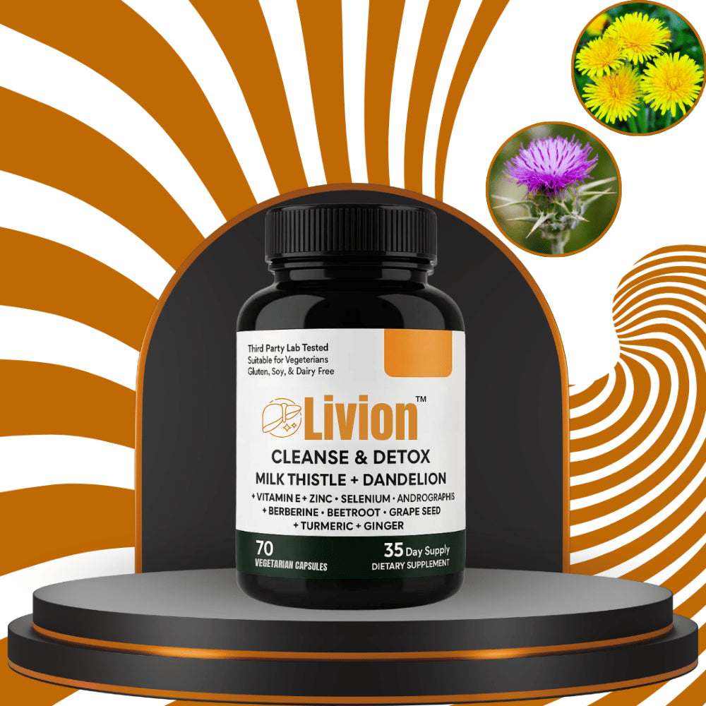 Livion™ kepenų detoksikacijos kapsulės | Išvalykite 95 % toksinų ir atkurkite kepenų sveikatą per 1 savaitę!