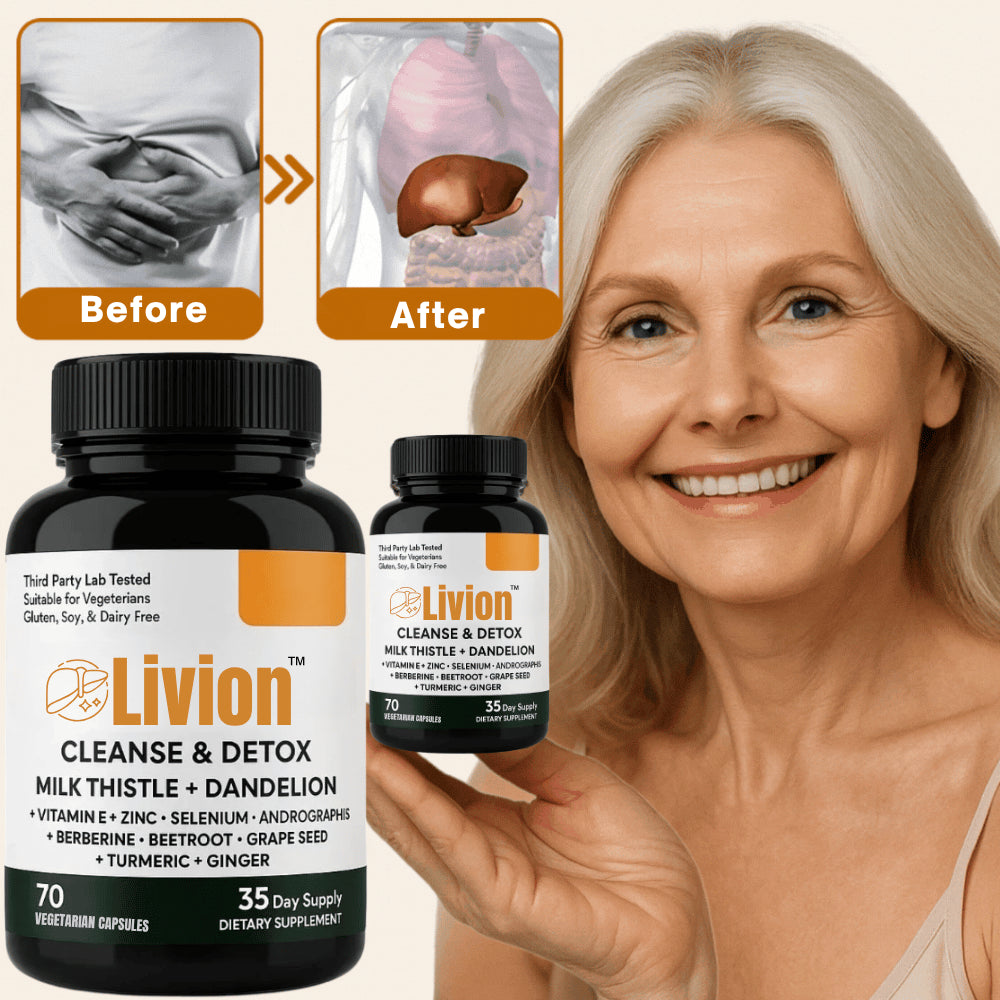 Livion™ kepenų detoksikacijos kapsulės | Išvalykite 95 % toksinų ir atkurkite kepenų sveikatą per 1 savaitę!