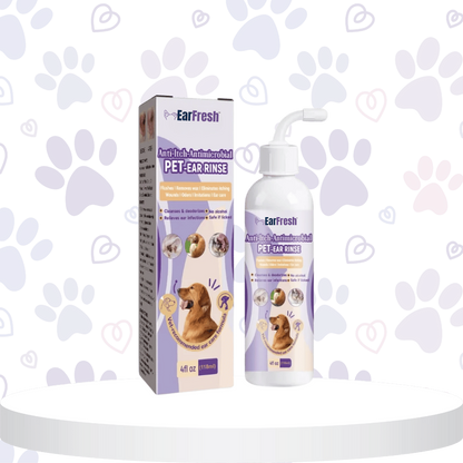 EarFresh™ ausų skalavimo priemonė gyvūnams | Natūraliai pašalinkite ausų infekcijas!