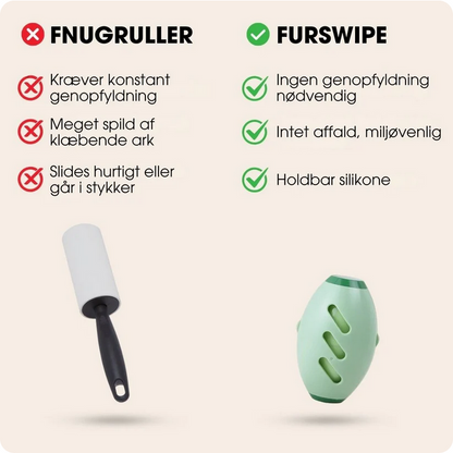 „FurSwipe™“ - daugkartinio naudojimo naminių gyvūnėlių plaukų valiklis - 1+1 NEMOKAMAI